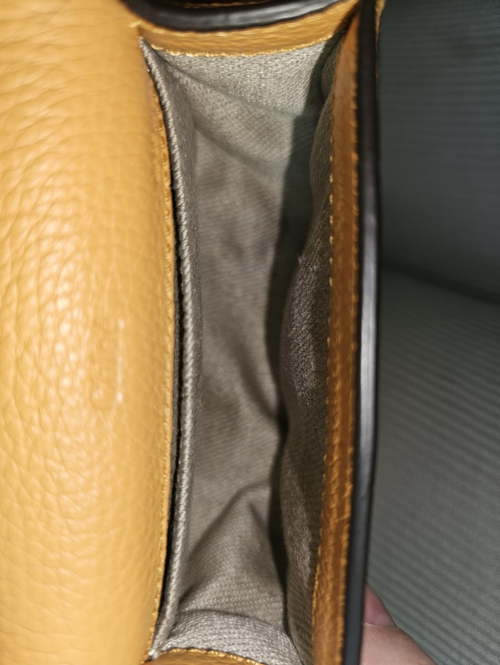 NANO Chloe Mini Marcie Saddle Crossbody Bag in Tan Apricot - Picture 8 of 16